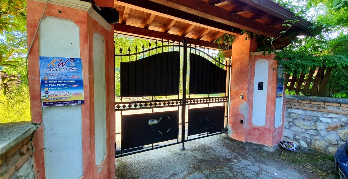 ingresso villa Lidia Riofreddo