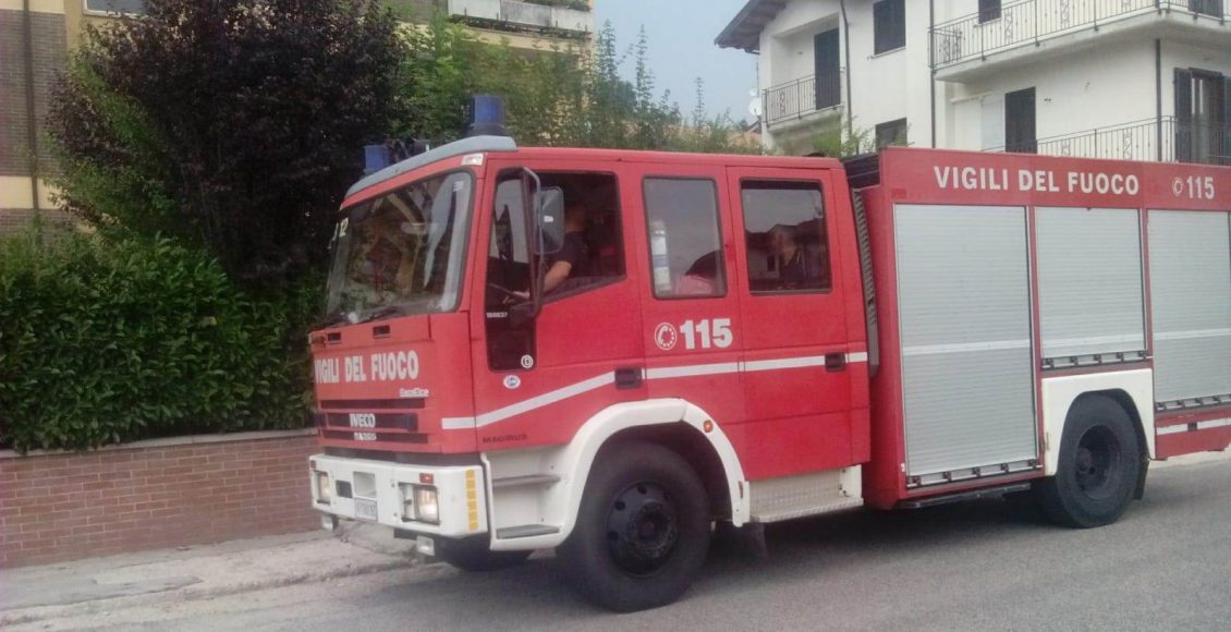 vigili del fuoco carsoli via alpini agosto 2019