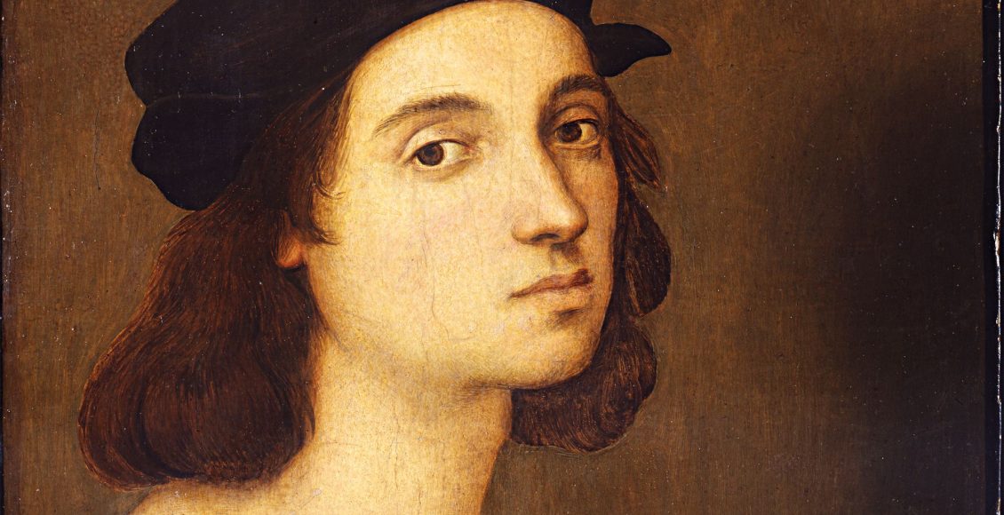 Raffaello-Autoritratto-1506-1508, olio su tela Firenze, Galleria degli Uffizi