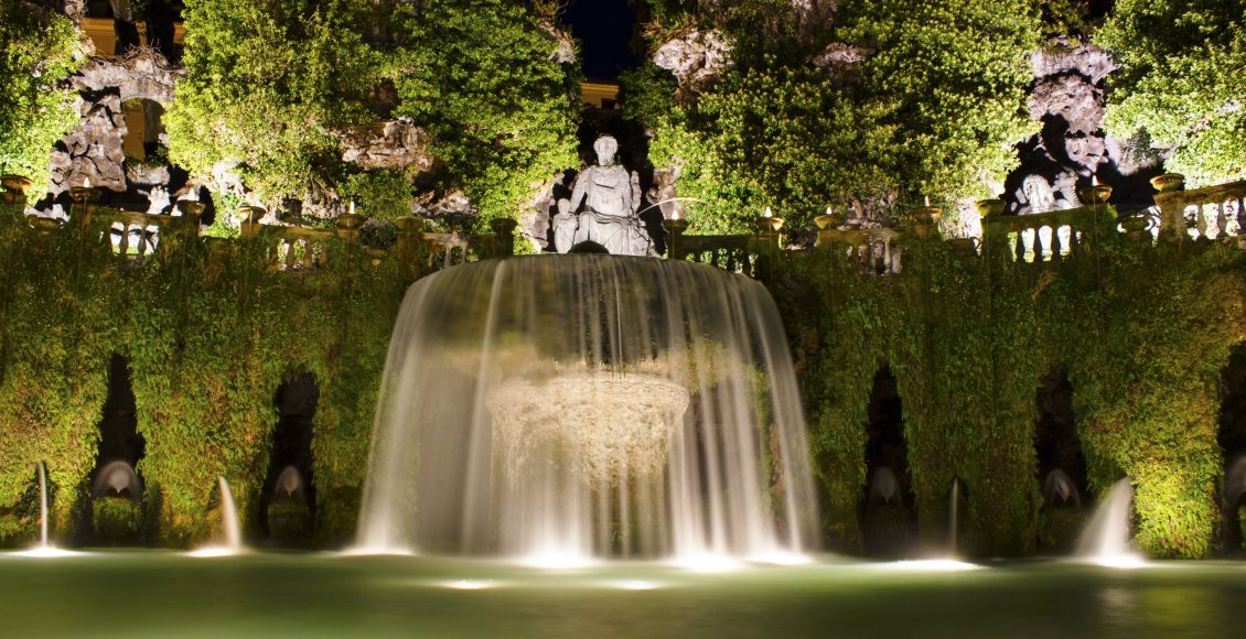 villa-d’Este di notte_Tivoli