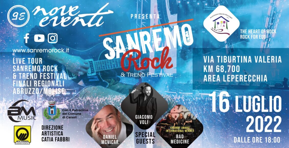 sanremo rock evidenza 2022