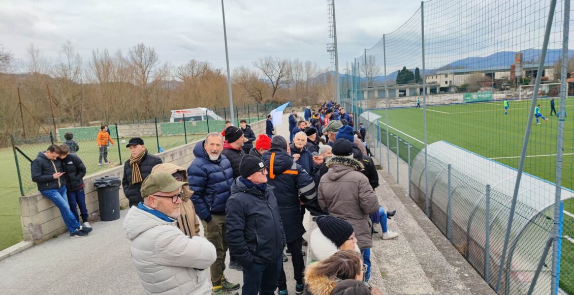 tifosi allo stadio carsoli febbraio 2023 4