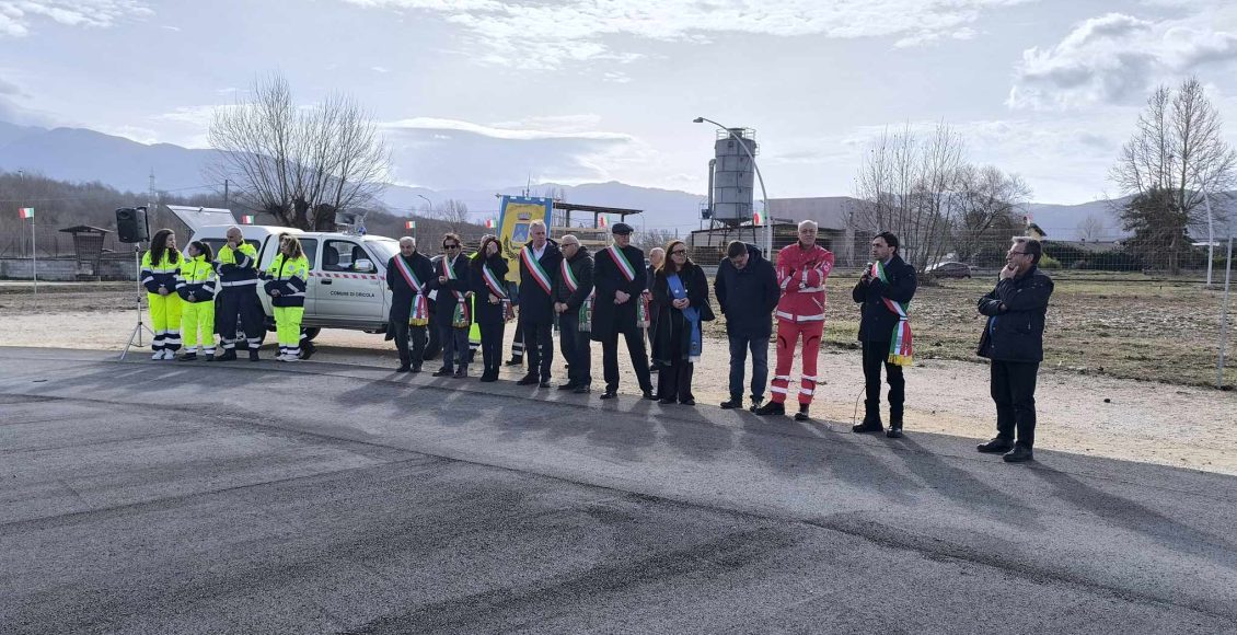 Inaugurazione Superficie elisoccorso piana del cavaliere febbraio 2024 2